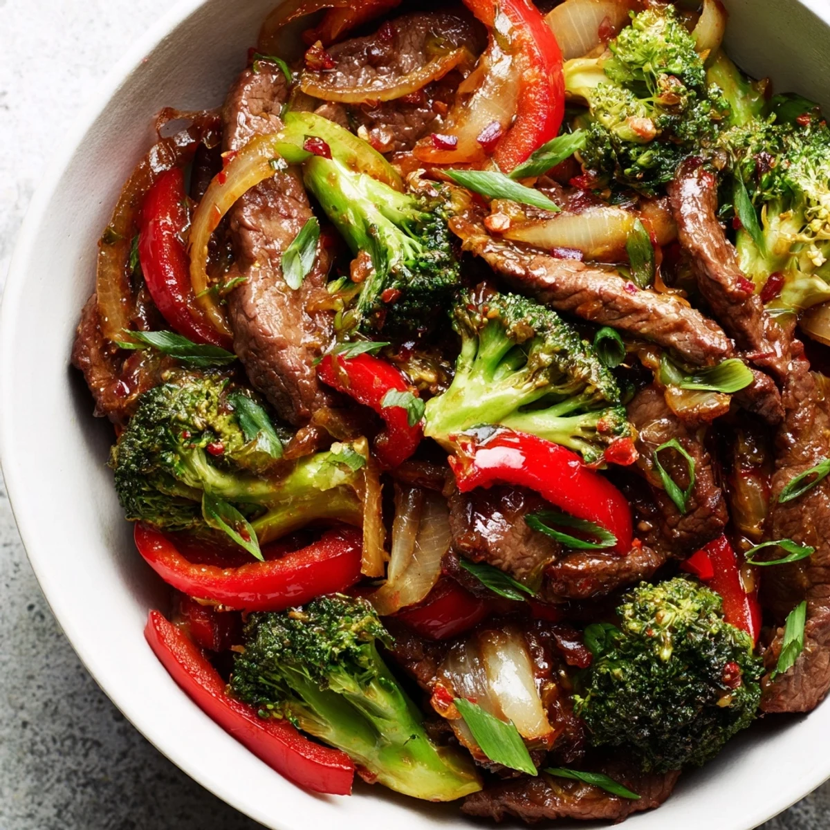 Spicy Beef Broccoli Stir Fry