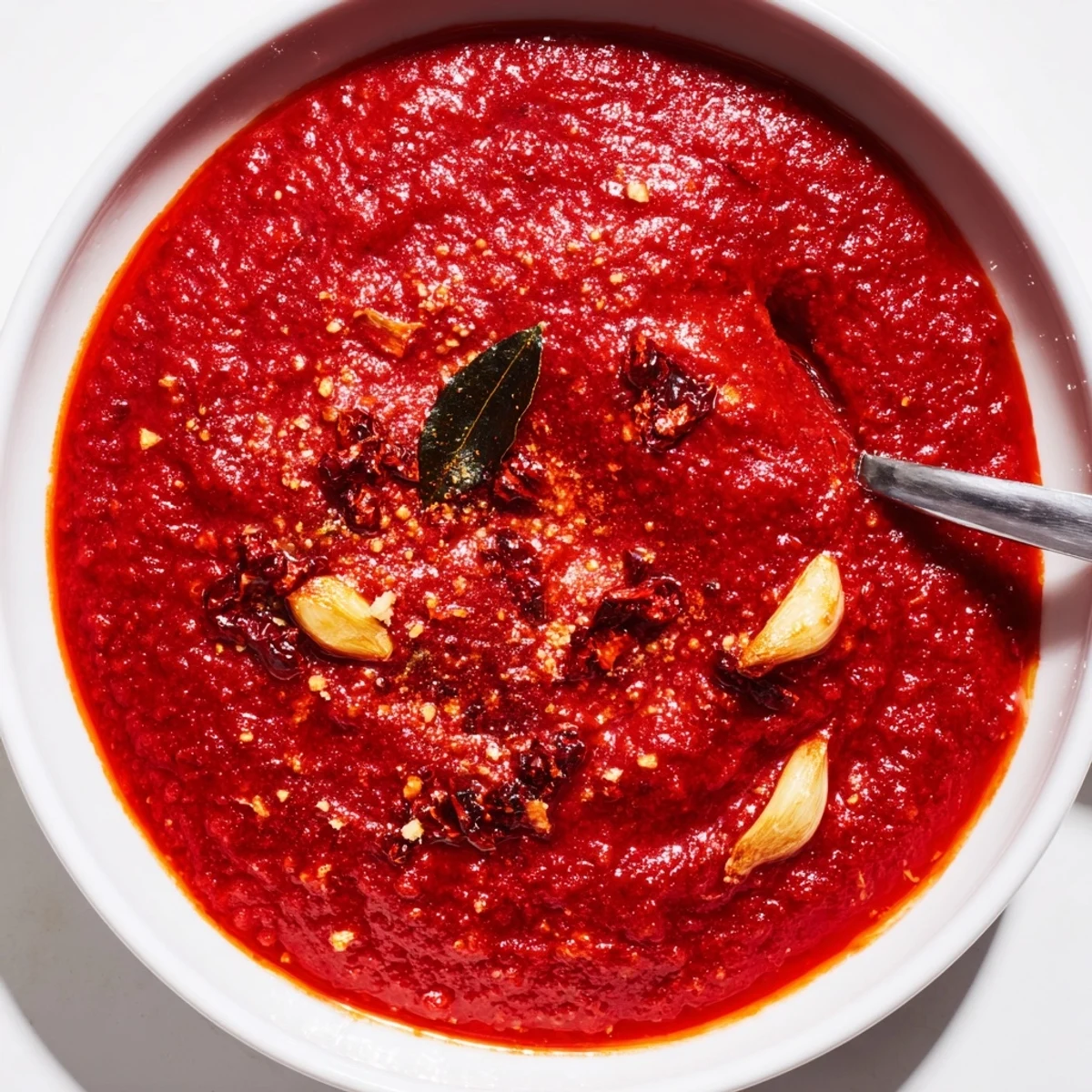 Sun Dried Tomato Sauce glistening with olive oil, ready over steaming pasta