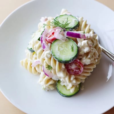 Cucumber Pasta Salad
