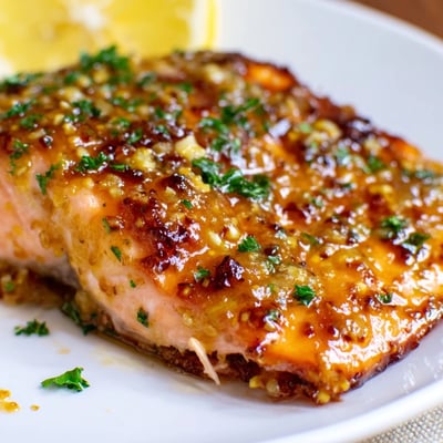 Baked Honey Mustard Salmon